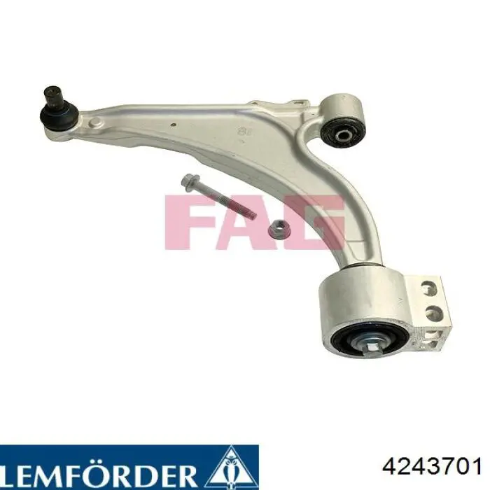 4243701 Lemforder Bloco silencioso traseiro de braço oscilante transversal