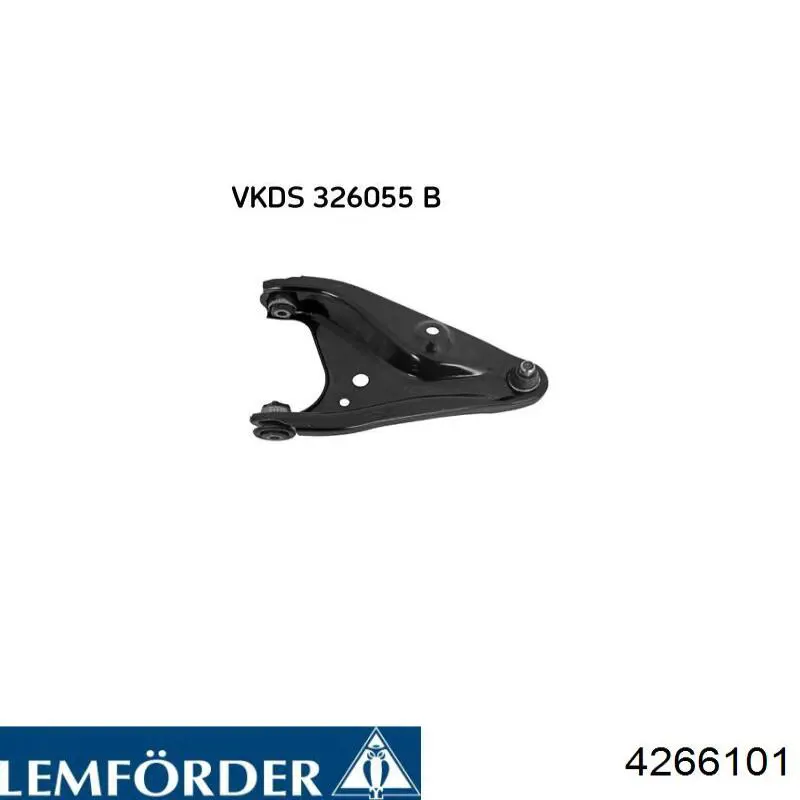 4266101 Lemforder Braço oscilante inferior esquerdo de suspensão dianteira