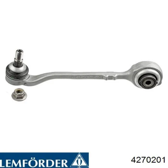 4270201 Lemforder Braço oscilante inferior esquerdo de suspensão dianteira