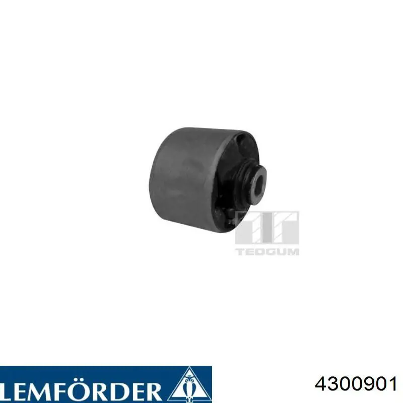 4300901 Lemforder Bloco silencioso de braço oscilante traseiro longitudinal