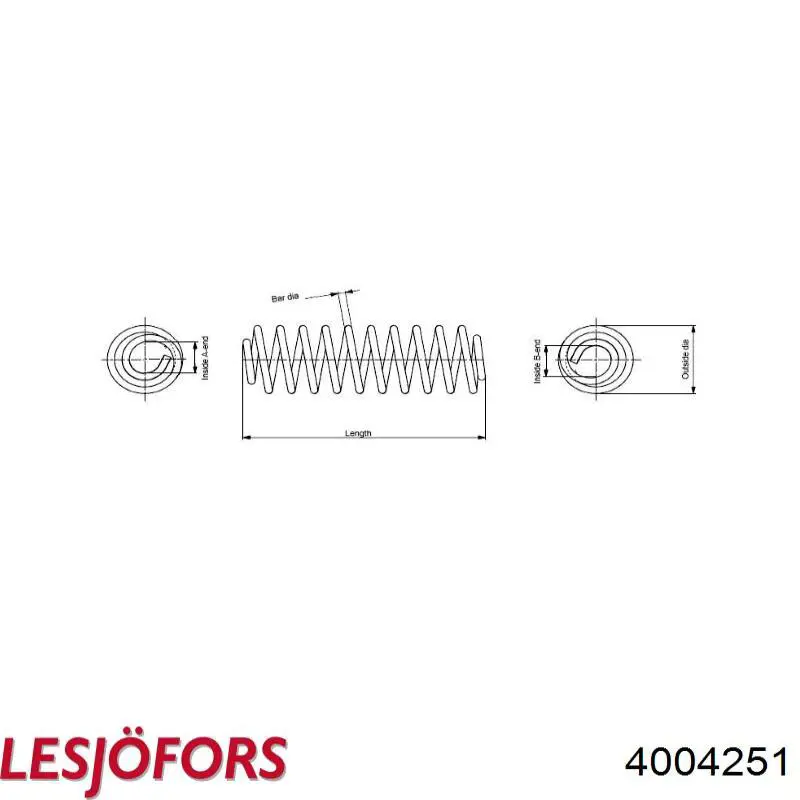 Mola dianteira K+F 950661 preço, a partir de 48,12 USD