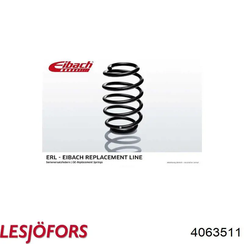 Mola dianteira Lesjofors 4063511 preço, a partir de 65,73 USD