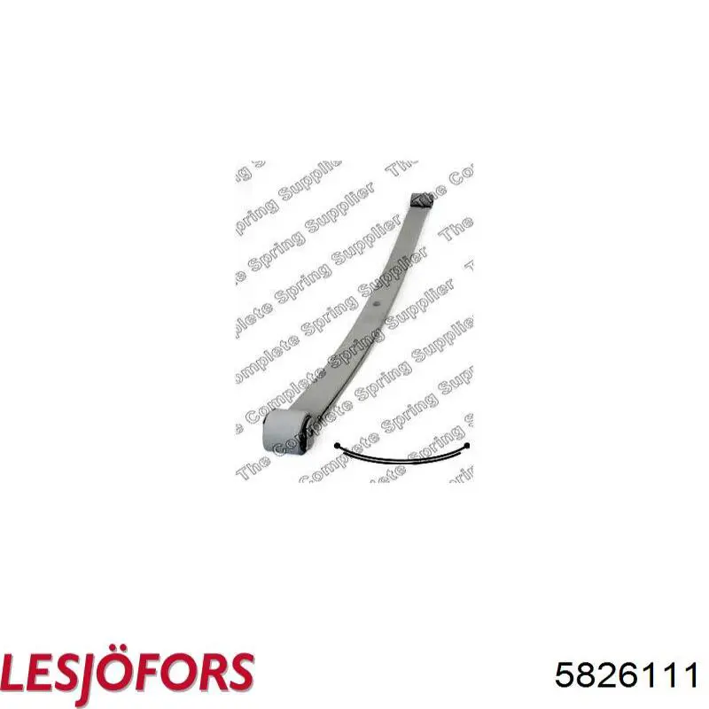 5102Q2 Peugeot/Citroen Suspensão de lâminas traseiro