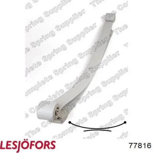 Compre 77816 Lesjofors Estribo da suspensão de lâminas