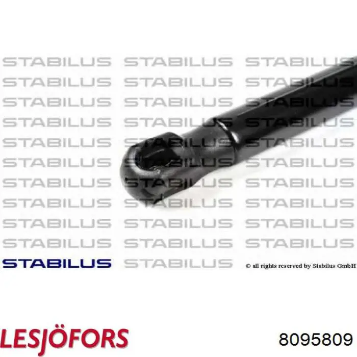 Amortecedor da capota Lesjofors 8095809 preço, a partir de 38,20 USD