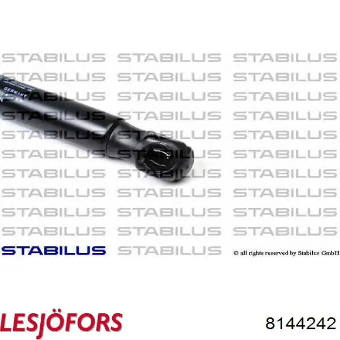Amortecedor de tampa de porta-malas (de 3ª/5ª porta traseira) 430719117700 Magneti Marelli