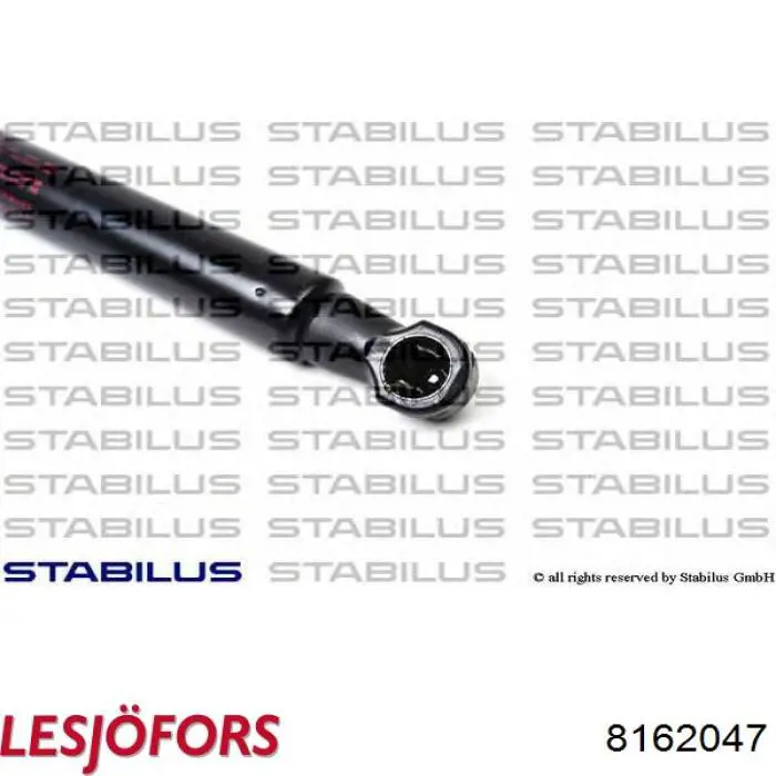 Compre 8162047 Lesjofors Amortecedor de tampa de porta-malas (de 3ª/5ª porta traseira)