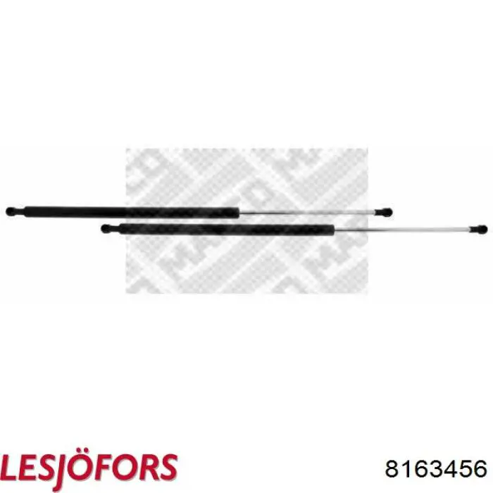 Compre 8163456 Lesjofors Amortecedor de tampa de porta-malas (de 3ª/5ª porta traseira)
