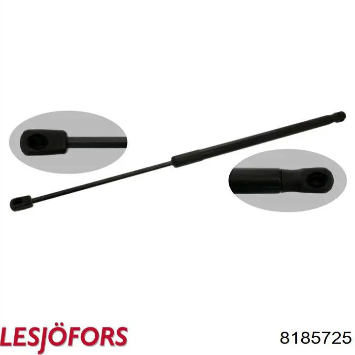 8185725 Lesjofors Amortecedor de tampa de porta-malas (de 3ª/5ª porta traseira)