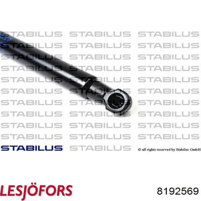 Compre 8192569 Lesjofors Amortecedor de tampa de porta-malas (de 3ª/5ª porta traseira)