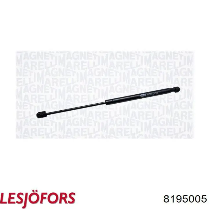 Amortecedor de tampa de porta-malas (de 3ª/5ª porta traseira) Lesjofors 8195005 preço, a partir de 13,79 USD