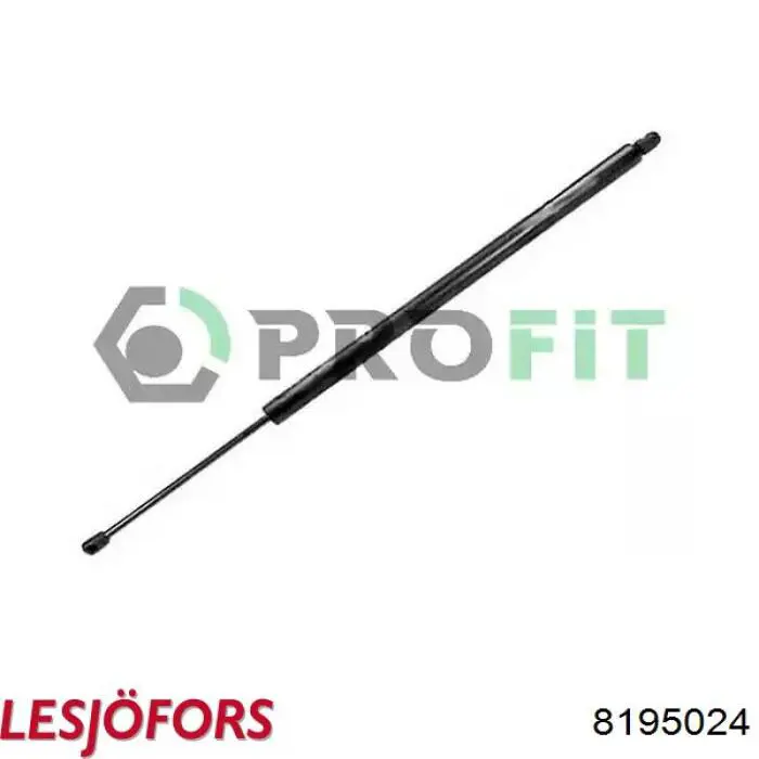 Compre 8195024 Lesjofors Amortecedor de tampa de porta-malas (de 3ª/5ª porta traseira)