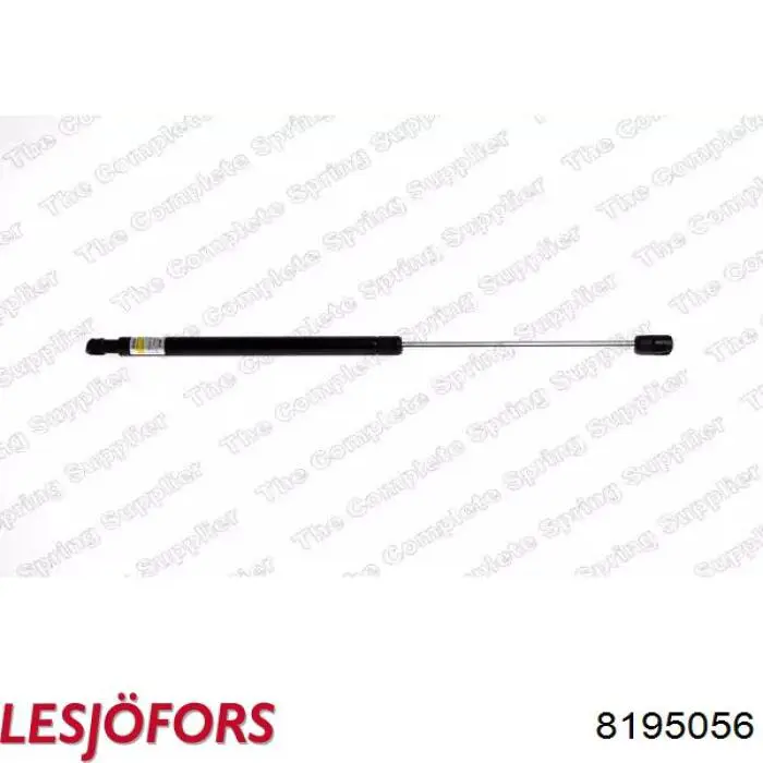 Amortecedor de tampa de porta-malas (de 3ª/5ª porta traseira) Lesjofors 8195056 preço, a partir de 18,09 USD