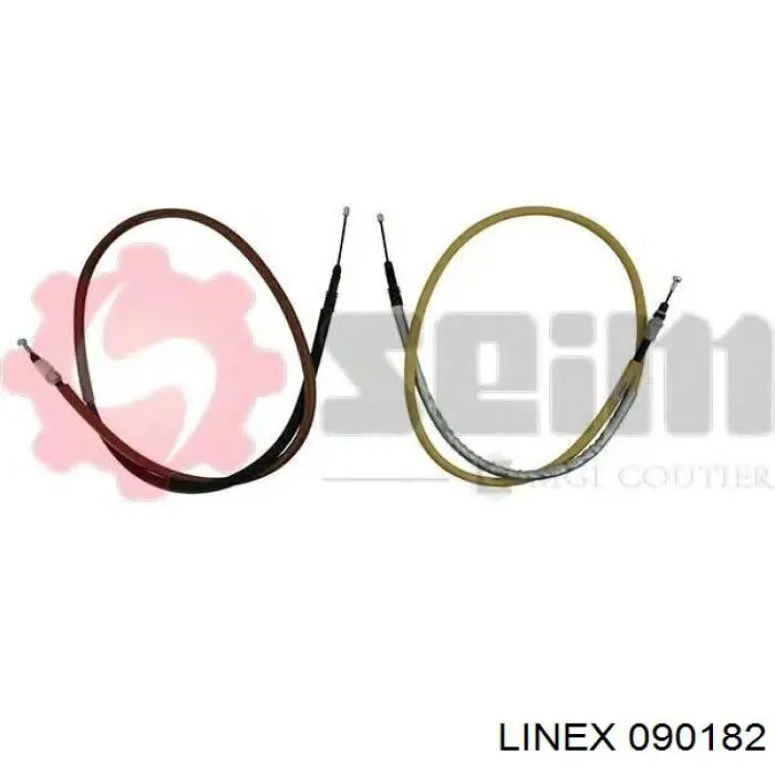 Cabo traseiro direito/esquerdo do freio de estacionamento Linex 090182 preço, a partir de 18,73 USD