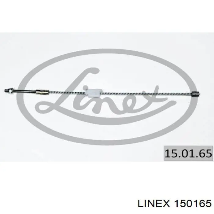 150165 Linex Cabo do freio de estacionamento dianteiro