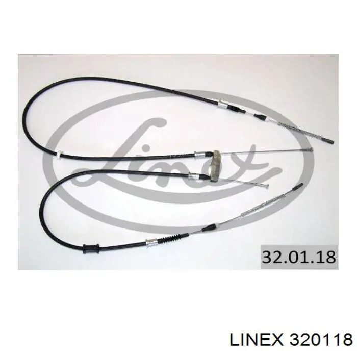 320118 Linex Cabo traseiro direito/esquerdo do freio de estacionamento