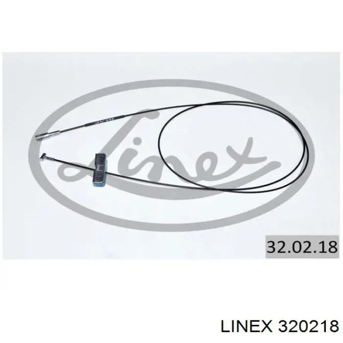 320218 Linex Cabo do freio de estacionamento dianteiro