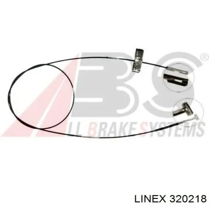 Cabo do freio de estacionamento dianteiro Linex 320218 preço, a partir de 18,12 USD