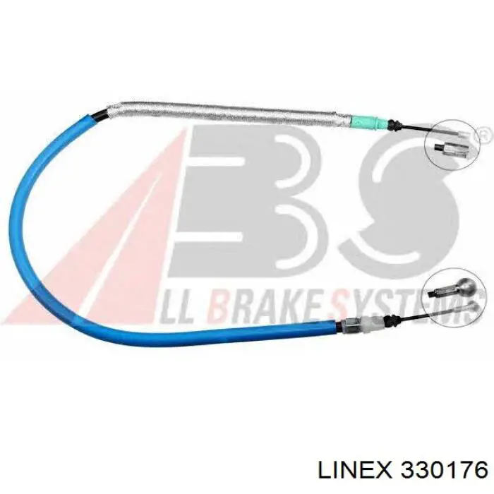Cabo do freio de estacionamento traseiro esquerdo Linex 330176 preço, a partir de 19,31 USD