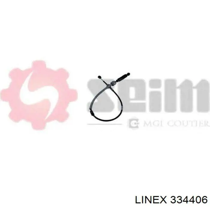 334406 Linex Cabo de mudança duplo