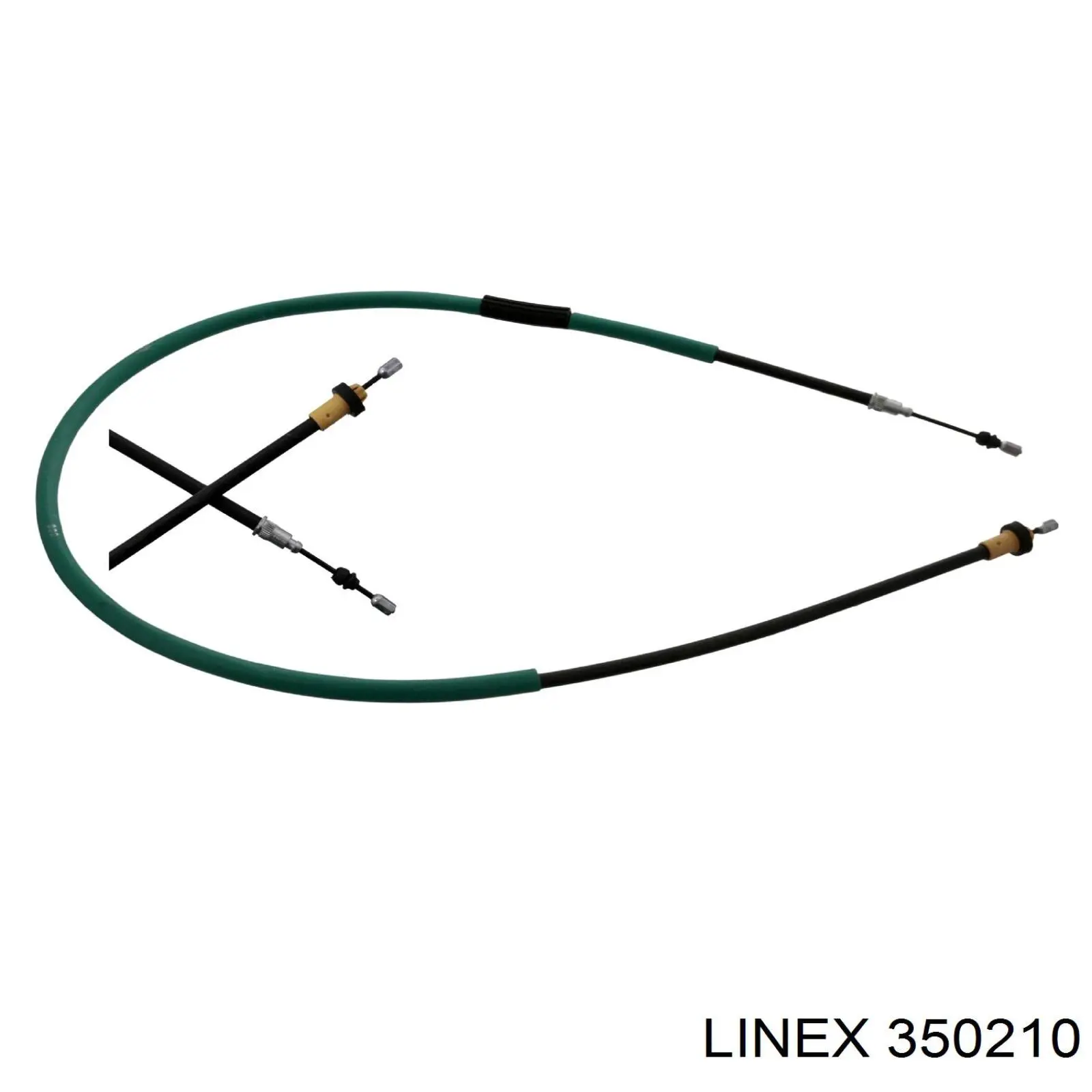 350210 Linex Cabo do freio de estacionamento traseiro direito