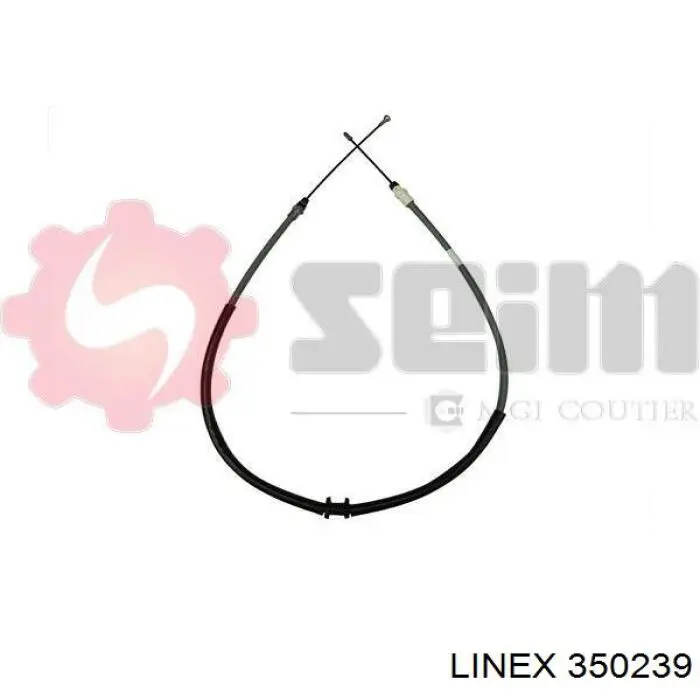 Cabo traseiro direito/esquerdo do freio de estacionamento Linex 350239 preço, a partir de 18,54 USD