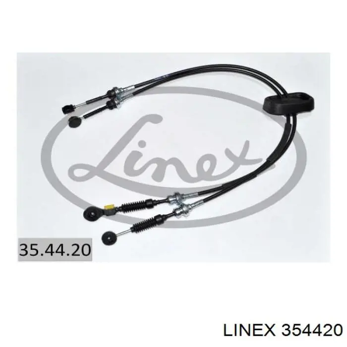 354420 Linex Cabo de mudança duplo