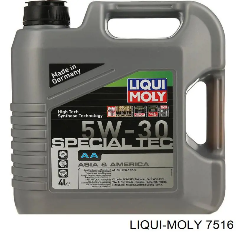 Óleo para motor Liqui Moly 7516 preço, a partir de 60,05 USD