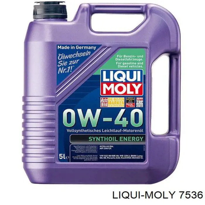 Óleo para motor Liqui Moly 7536 preço, a partir de 85,18 USD
