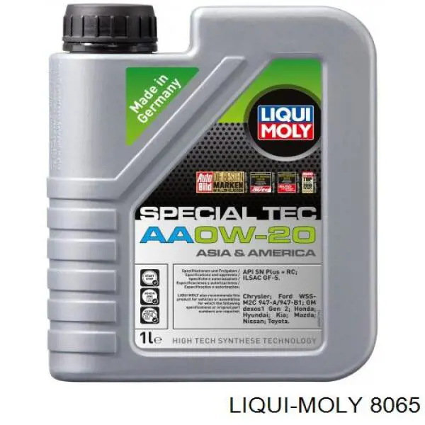 Óleo para motor Liqui Moly 8065 preço, a partir de 15,60 USD