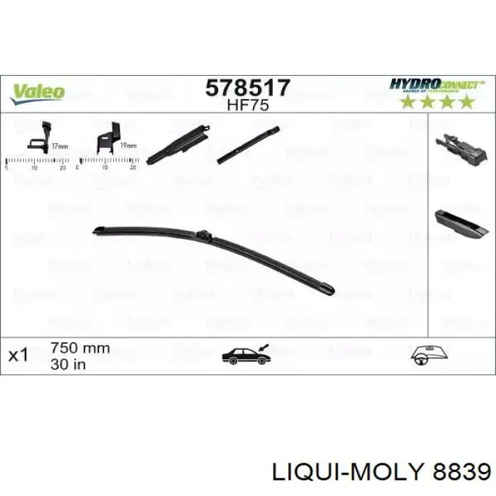 Compre 8839 Liqui Moly Fluido para lavador de pára-brisas