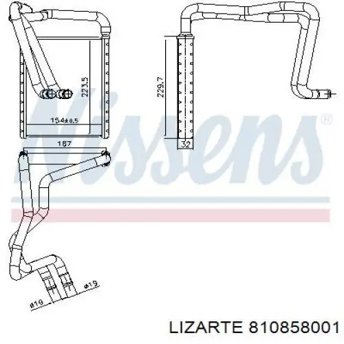 Compressor de aparelho de ar condicionado 890054 Nissens