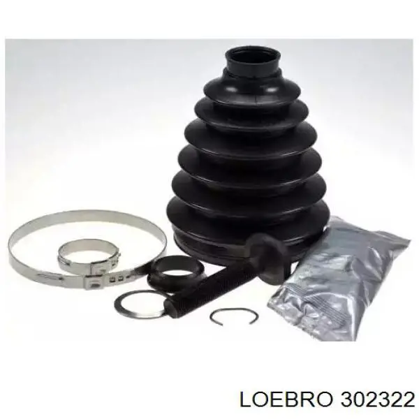 Bota de proteção externa de junta homocinética do semieixo dianteiro Loebro 302322 preço, a partir de 26,62 USD