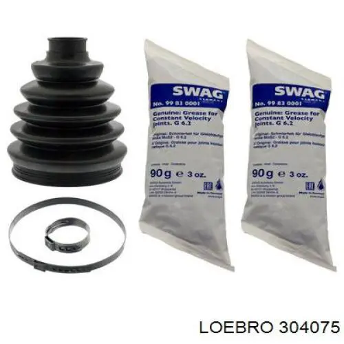 Compre 304075 Loebro Bota de proteção externa de junta homocinética do semieixo dianteiro