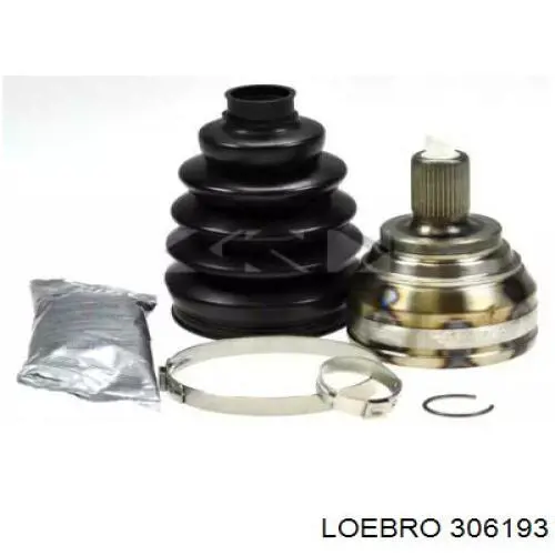 Junta homocinética externa dianteira Loebro 306193 preço, a partir de 48,60 USD