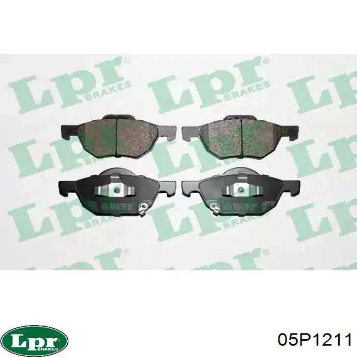 Sapatas do freio dianteiras de disco LPR 05P1211 preço, a partir de 32,21 USD