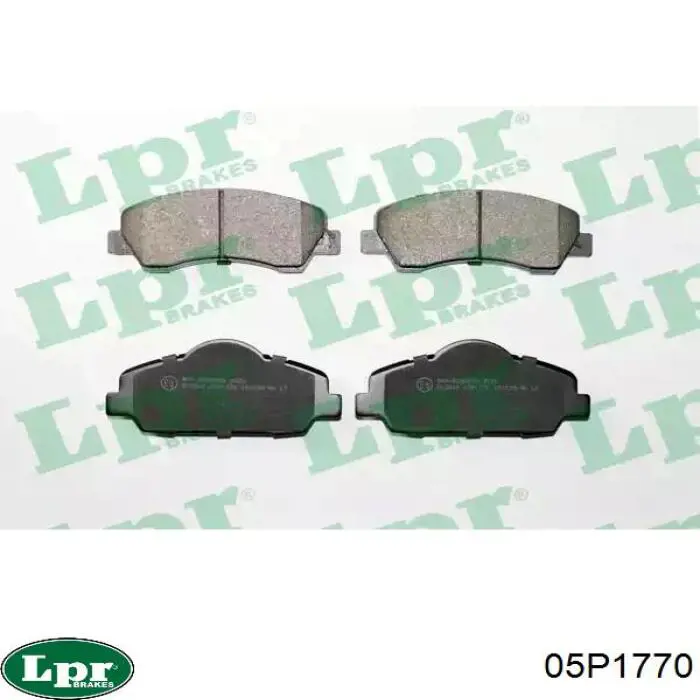 Sapatas do freio dianteiras de disco LPR 05P1770 preço, a partir de 30,09 USD