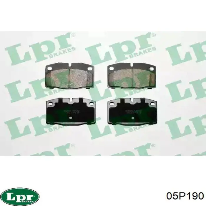 Sapatas do freio dianteiras de disco LPR 05P190 preço, a partir de 18,03 USD