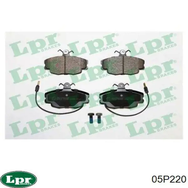 Compre 05P220 LPR Sapatas do freio dianteiras de disco