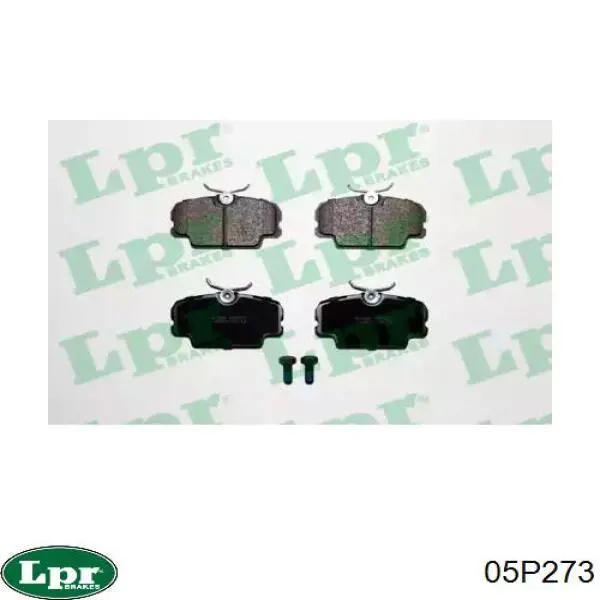 Sapatas do freio dianteiras de disco LPR 05P273 preço, a partir de 22,86 USD