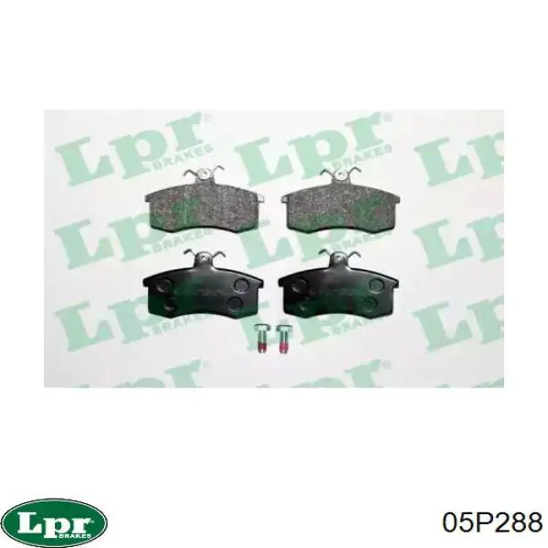 Compre 05P288 LPR Sapatas do freio dianteiras de disco