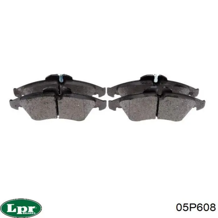 Compre 05P608 LPR Sapatas do freio dianteiras de disco