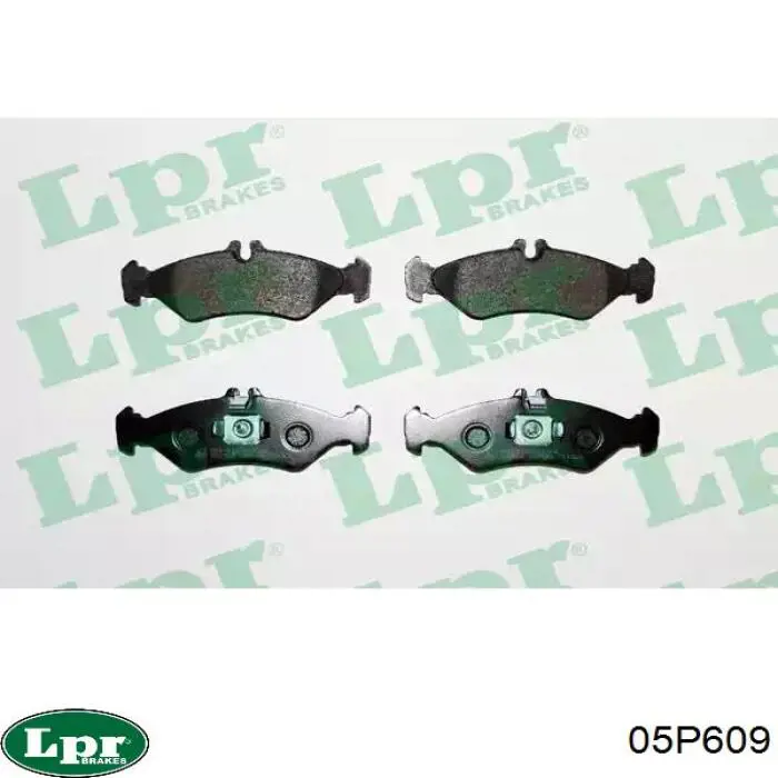 Sapatas do freio traseiras de disco LPR 05P609 preço, a partir de 25,33 USD