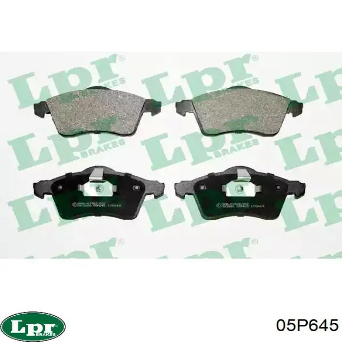 Sapatas do freio dianteiras de disco LPR 05P645 preço, a partir de 36,05 USD