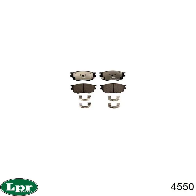 Compre 4550 LPR Sapatas do freio traseiras de tambor