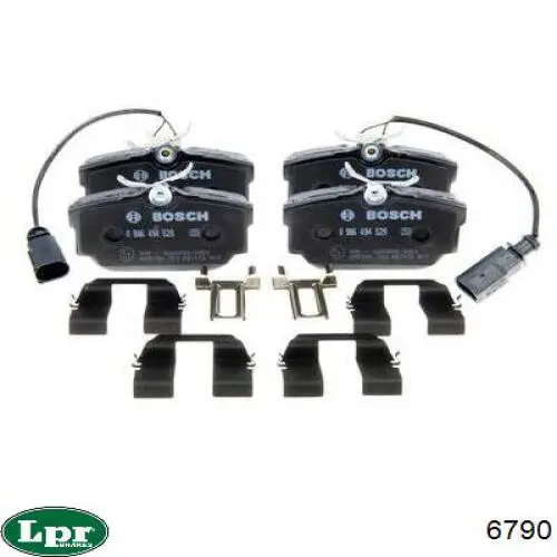 Sapatas do freio traseiras de tambor LPR 6790 preço, a partir de 24,32 USD