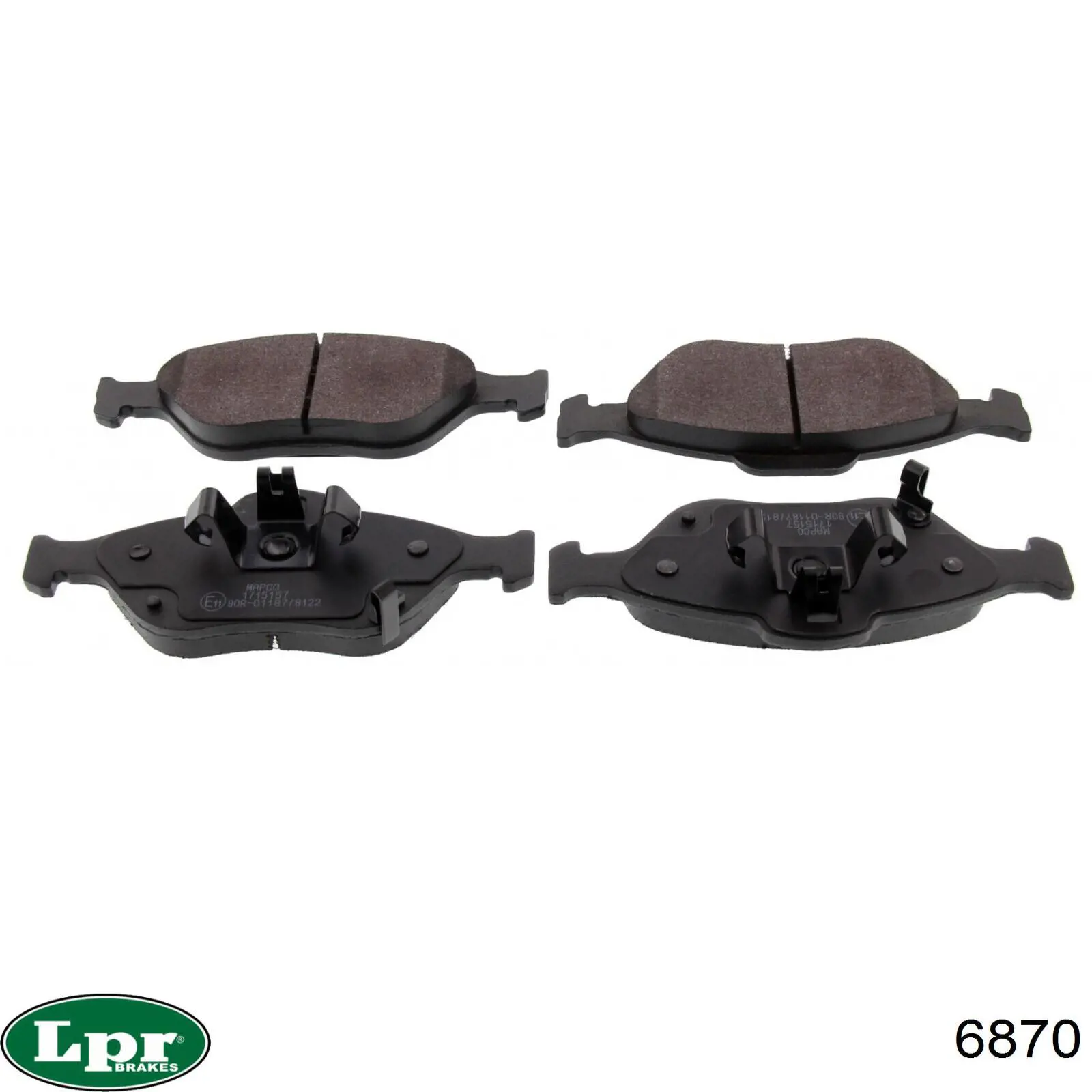 Compre 6870 LPR Sapatas do freio de estacionamento