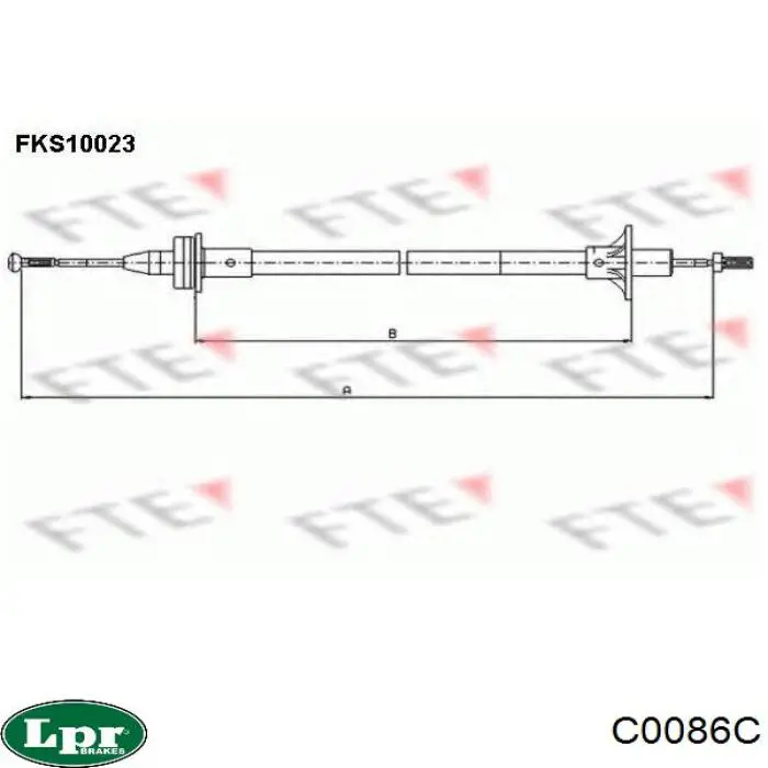 Cabo de embraiagem LPR C0086C preço, a partir de 13,62 USD