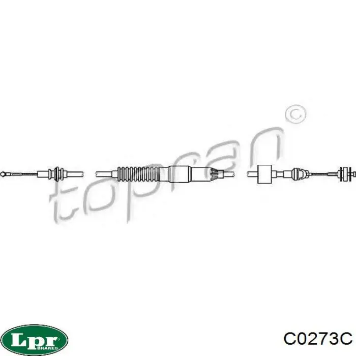 Cabo de embraiagem LPR C0273C preço, a partir de 37,21 USD