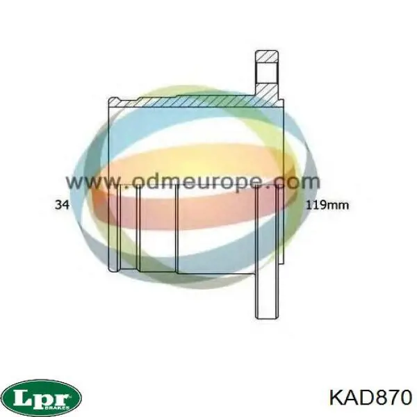 Compre KAD870 LPR Junta homocinética interna dianteira